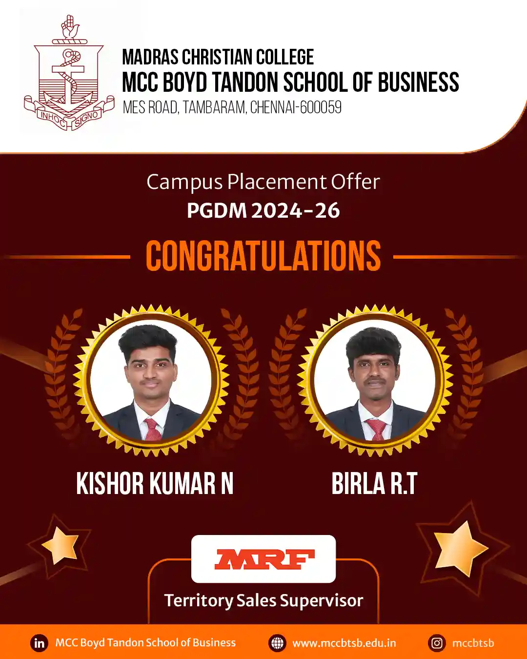 Campus Placement Offer