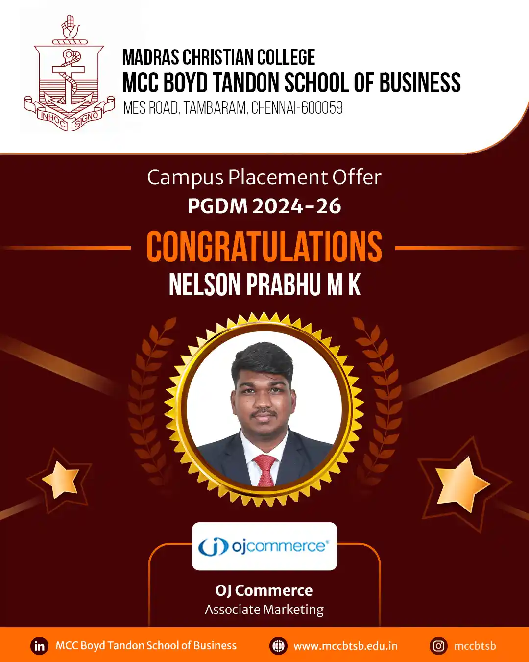 Campus Placement Offer