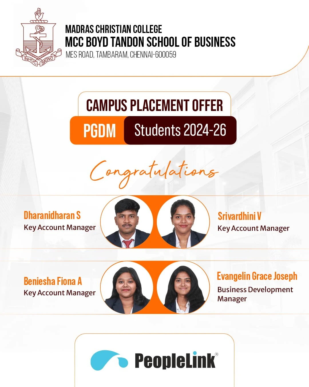 Campus Placement Offer