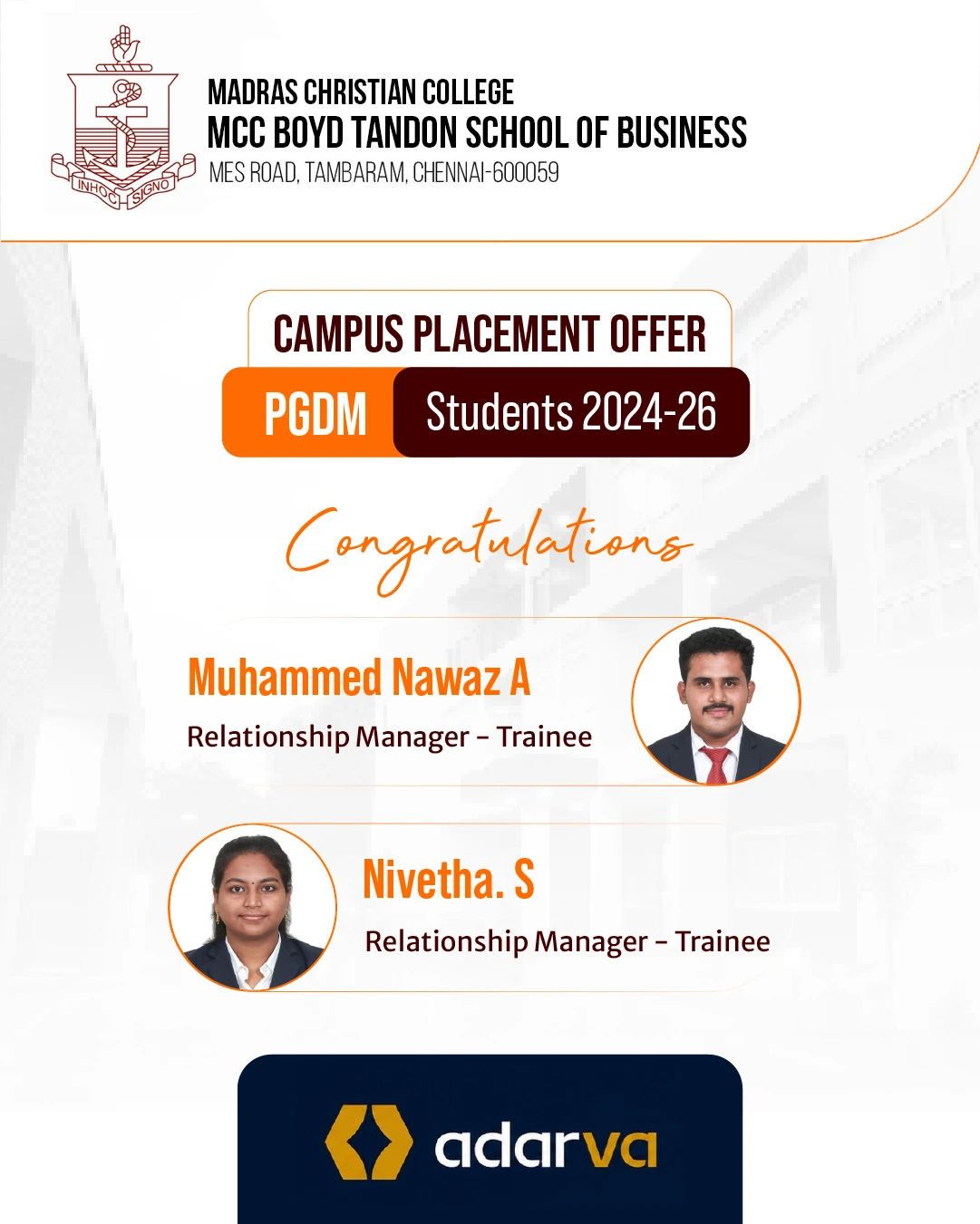 Campus Placement Offer